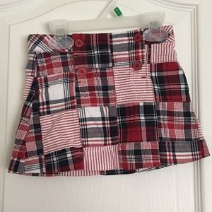 Janie and Jack plaid skirt 18-24m